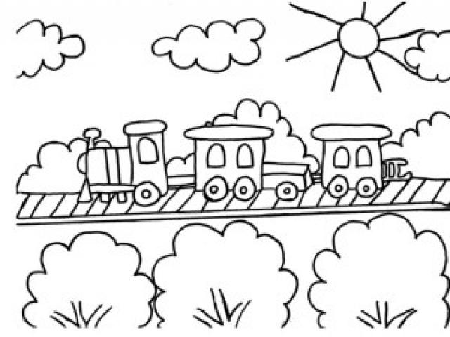 640x480 Train Drawings For Kids - Train Drawing For Kids