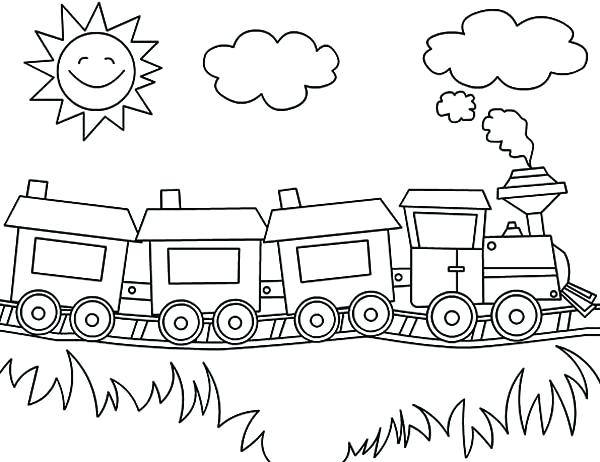 Train Drawing For Kids at PaintingValley.com | Explore collection of ...