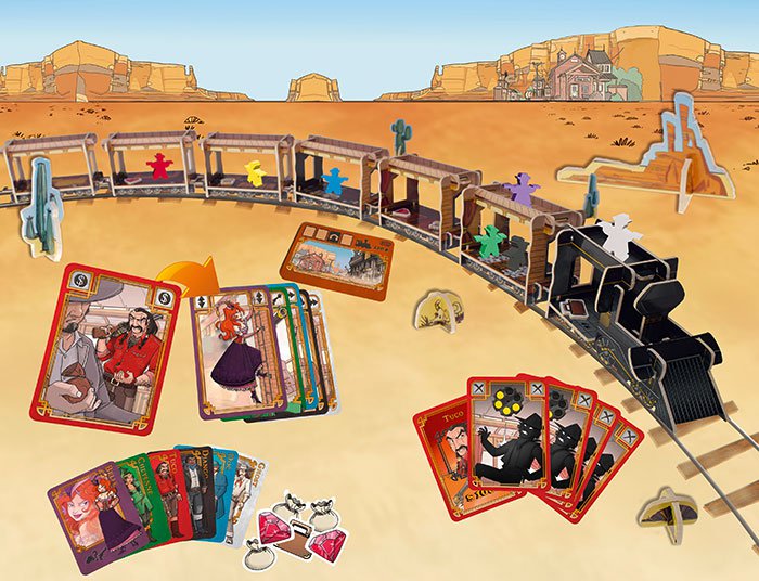 700x536 Table Games Review Colt Express Geek Syndicate - Train Drawing Games