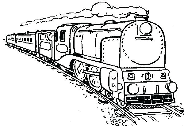 600x412 Train Coloring Pages Games - Train Drawing Games