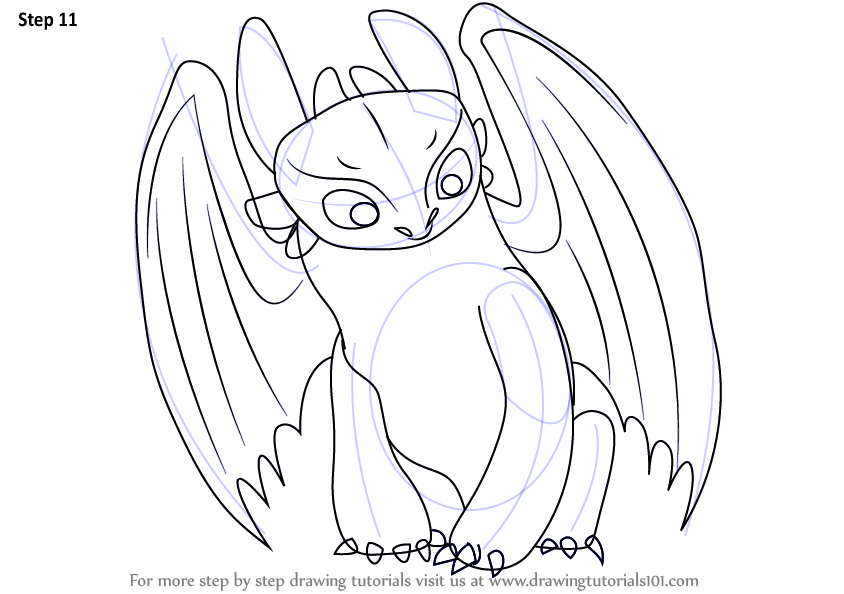 844x594 Toothless How To Train Your Dragon Drawing Printable - Train Drawing Outline