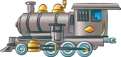400x191 how to draw steam engines in steps howstuffworks - Train Drawing Pictures