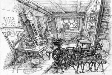 375x250 Toy Train Drawing - Train Drawing Pictures