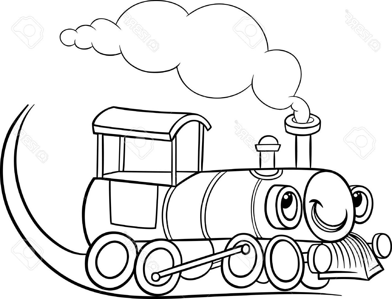1300x990 Best Steam Engine Train Drawing - Train Drawing Pictures