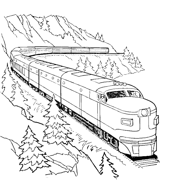 600x677 Drawing Train Template Transparent Png Clipart Free Download - Train Drawing Pictures