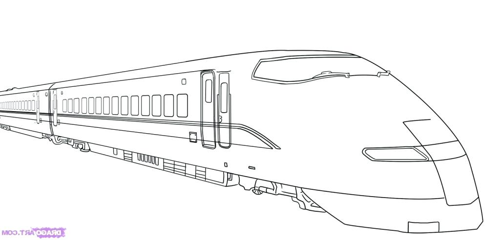 1024x492 Drawn Train Drawing - Train Drawing Pictures