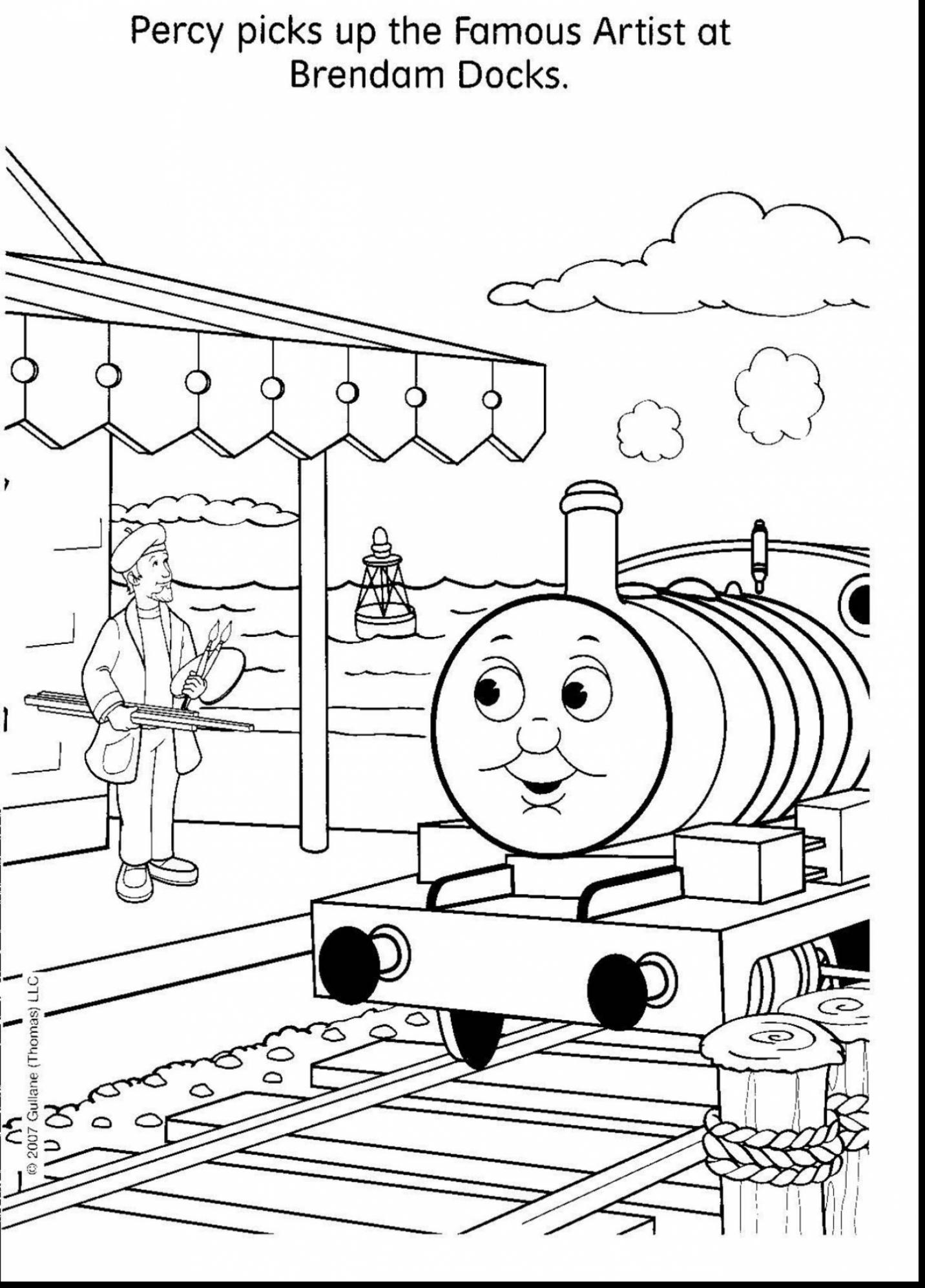 1432x1994 Printable Train Coloring Pages Unique Gallery Thomas The Tank - Train Engine Drawing