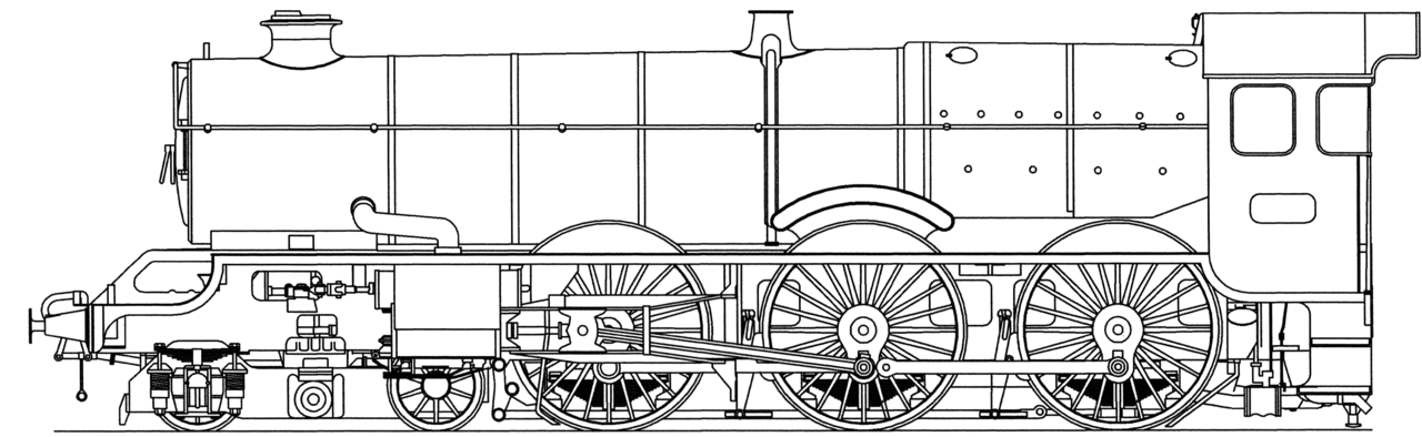 1280x394 Steam Drawing Free Download On Unixtitan - Train Line Drawing