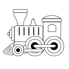 236x236 How To Draw Steam Engines In Steps Inspiration Train Drawing - Train Outline Drawing