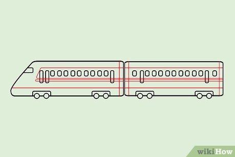 459x306 Ways To Draw A Train - Train Outline Drawing