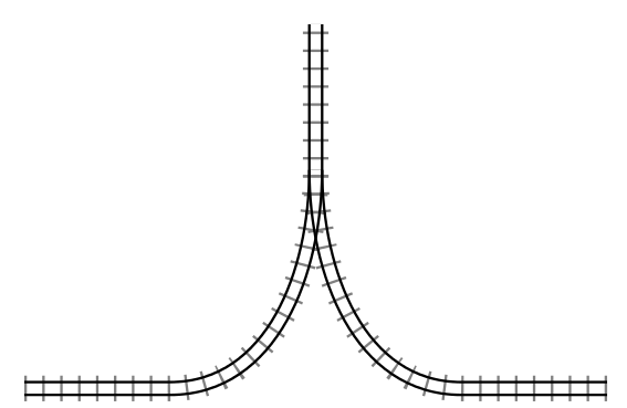 567x369 huge collection of 'rail track drawing' download more than - Train Rail Drawing