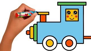 320x180 How To Draw A Train Simple Video In Hd Format - Train Simple Drawing