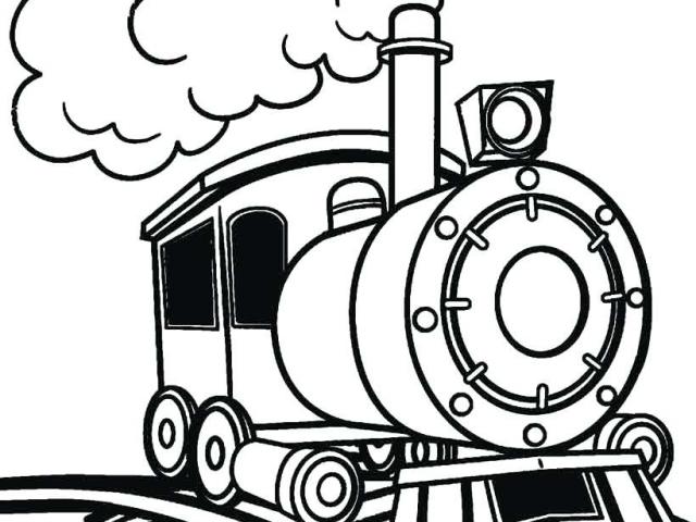 640x480 Train Station Clipart Simple Drawing - Train Simple Drawing