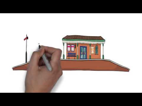 480x360 How To Draw Train Station With People - Train Station Drawing