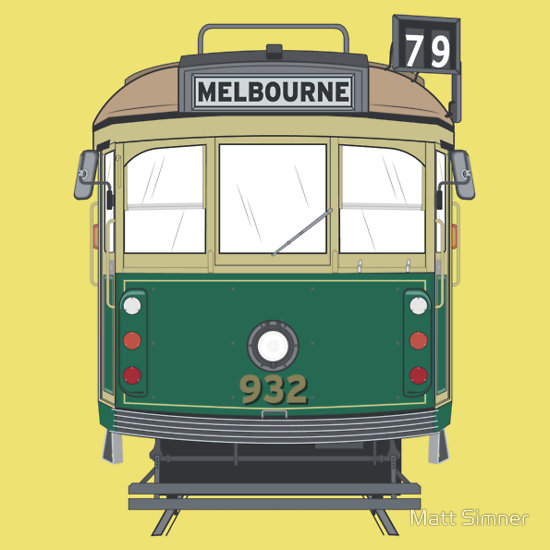 550x550 Hipster - Tram Drawing