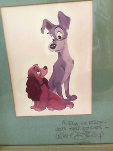225x300 lady and the tramp drawing signed - Tramp Drawing