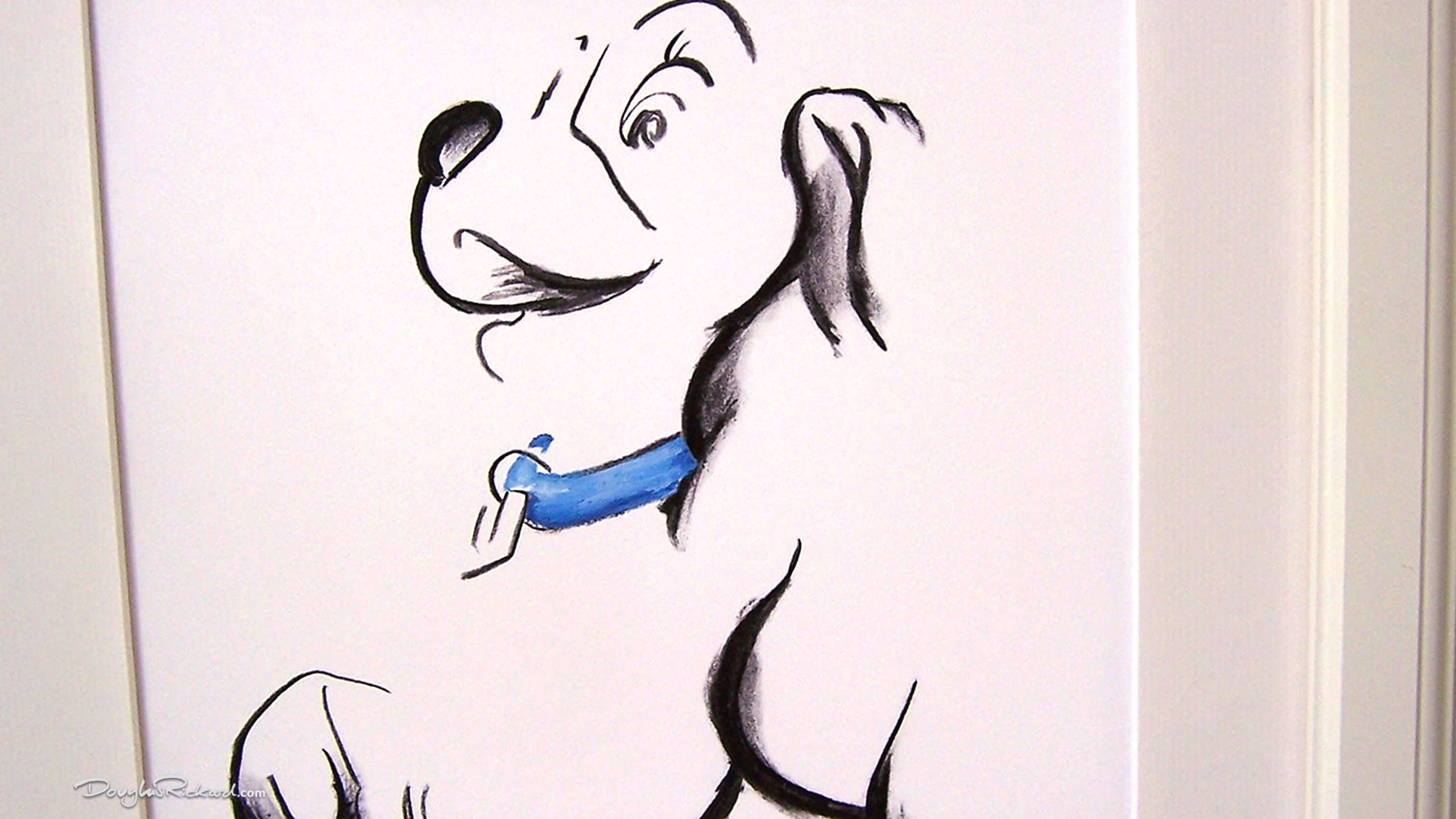 2560x1440 lady and the tramp drawing douglas rickard - Tramp Drawing