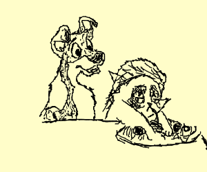 300x250 tramp and the tramp drawing - Tramp Drawing