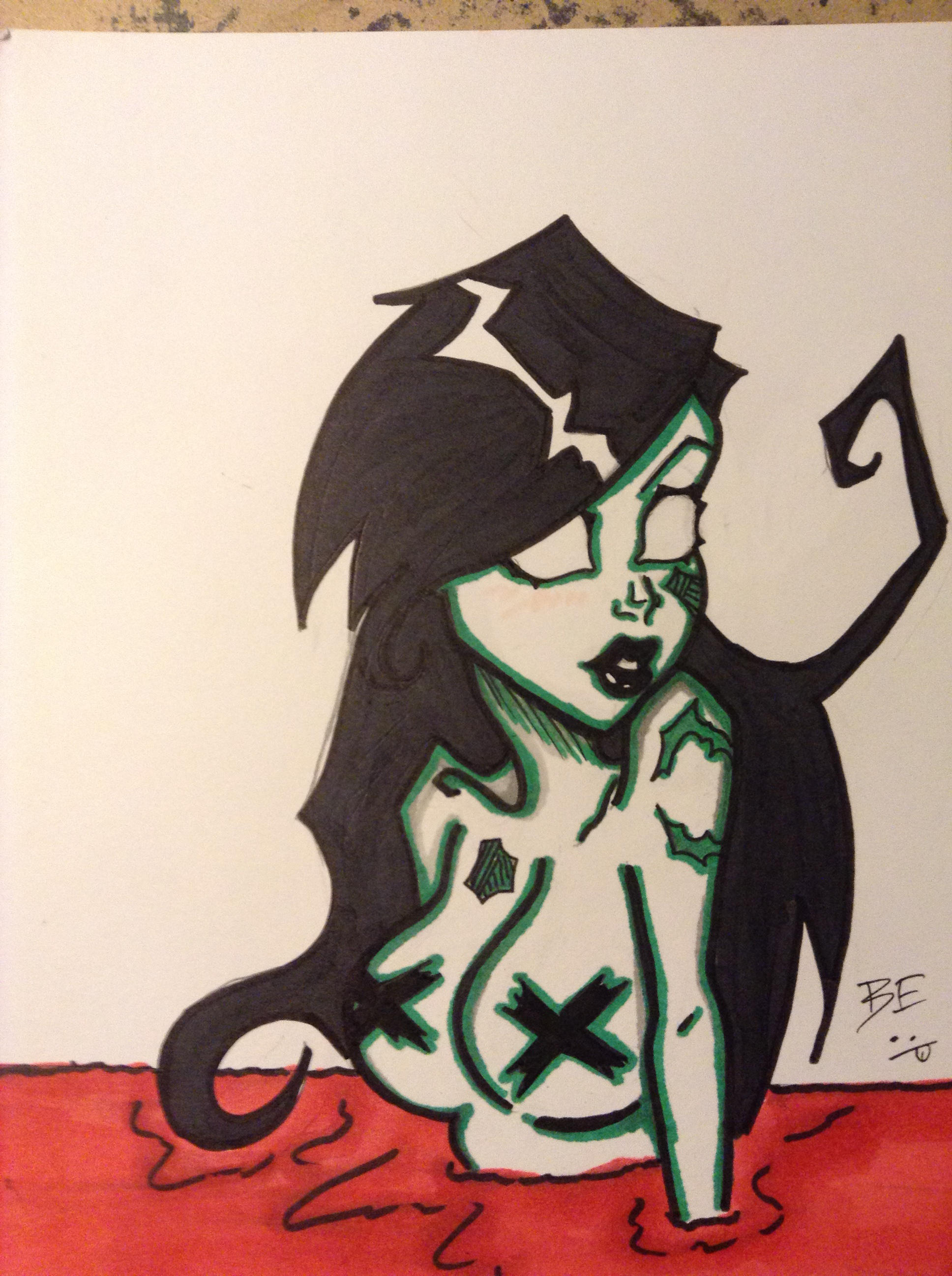 1936x2592 zombie tramp drawing - Tramp Drawing