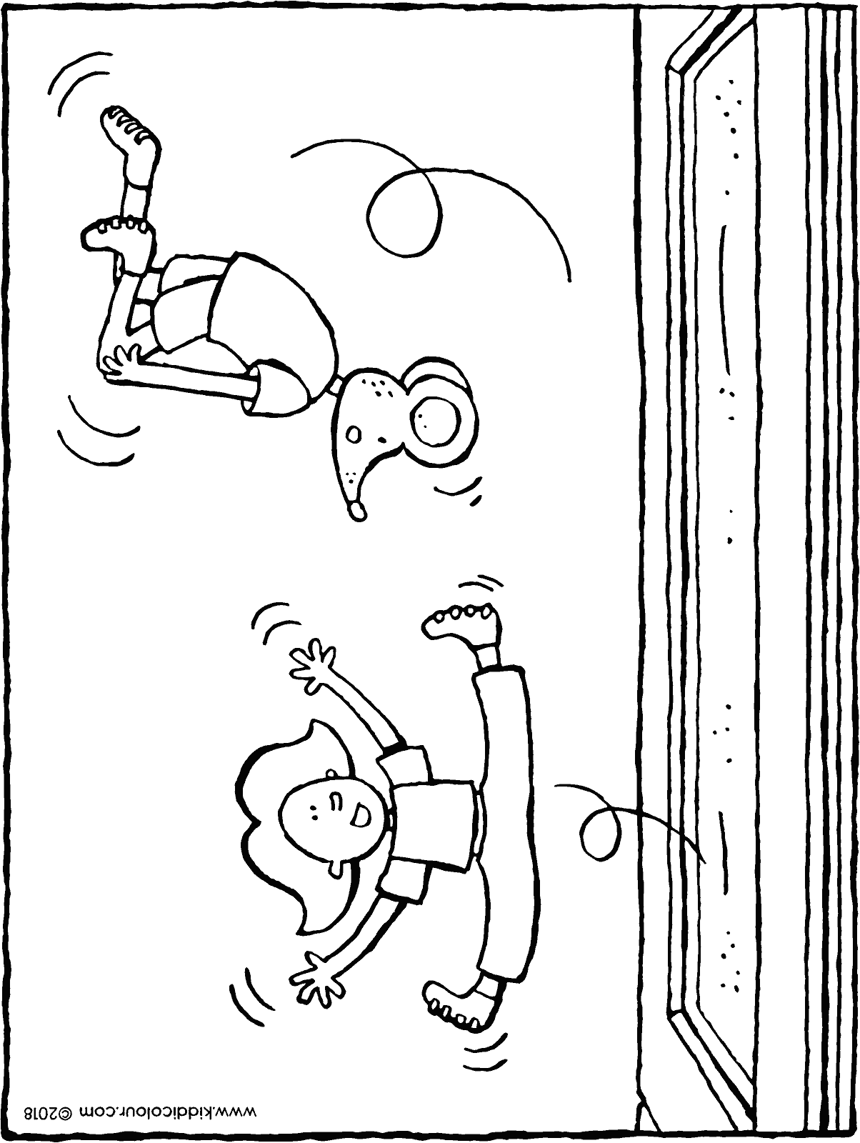 1204x1600 emma and thomas jumping on the trampoline - Trampoline Drawing