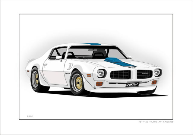 640x448 pontiac trans am firebird limited edition car drawing - Trans Am Drawing