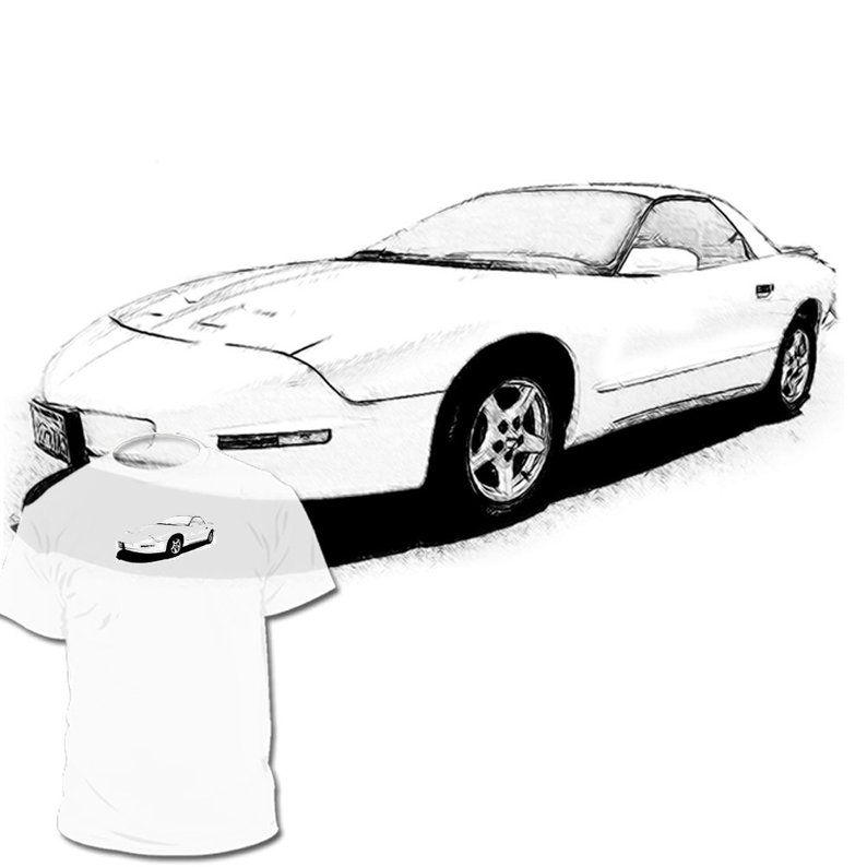 794x794 pontiac firebird generation t shirt trans am camaro etsy - Trans Am Drawing