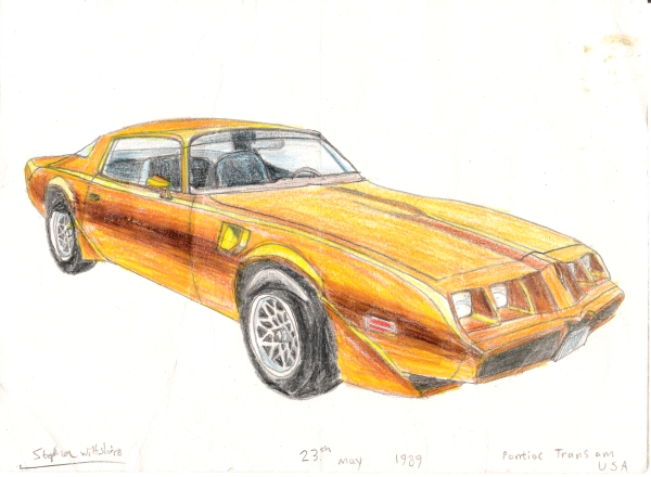 600x440 pontiac trans am - Trans Am Drawing