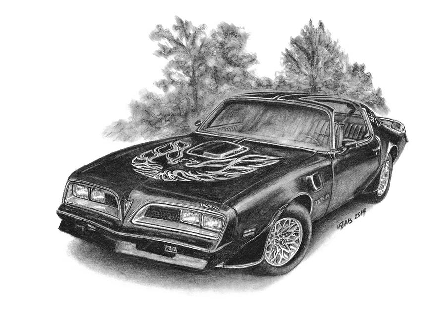 900x666 pontiac trans am drawing - Trans Am Drawing
