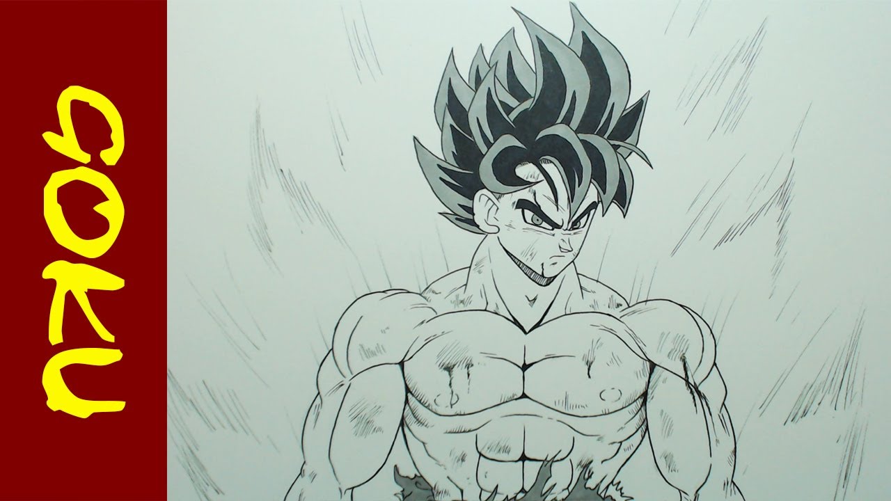 1280x720 Goku New Transformation - Transformation Drawings