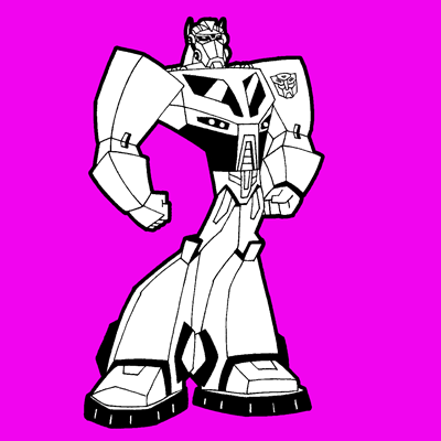 400x400 How To Draw Optimus Prime Transformers In Step - Transformers Cartoon Drawing