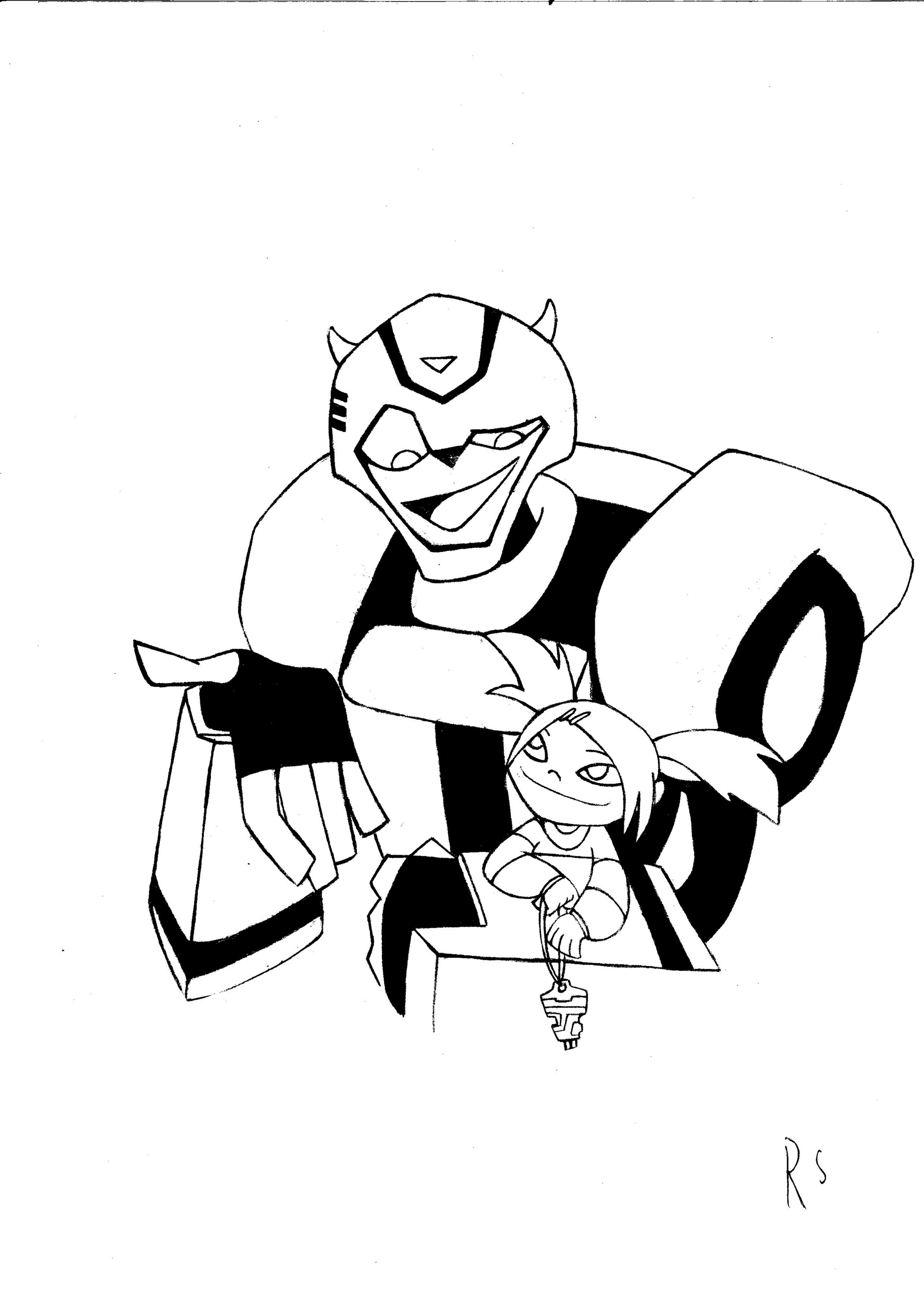 1810x2560 Transformers Animated Series Images My Drawing Of Sari - Transformers Cartoon Drawing