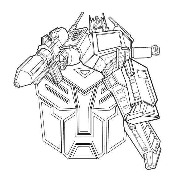 580x572 Transformers Colouring Pages Coloring Pages Printable - Transformers Cartoon Drawing