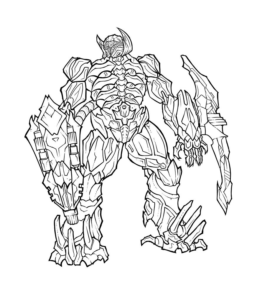 872x1000 Drawing Of Shockwave From The Cartoon Transformers - Transformers Drawing