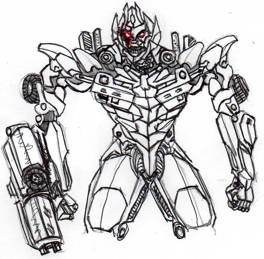 897x880 Transformers Drawing Drawing Skill - Transformers Drawing