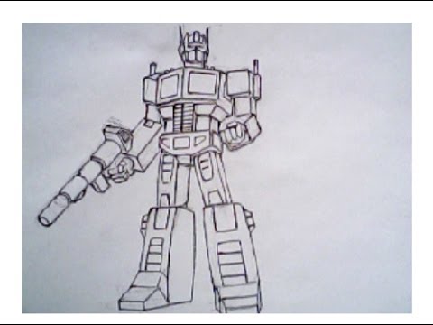 480x360 How To Draw Optimus Prime From Transformers - Transformers Optimus Prime Drawing