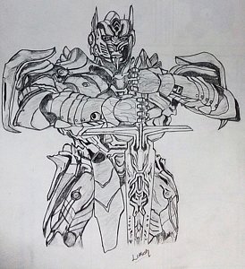 274x300 Optimus Prime Drawings Fine Art America - Transformers Optimus Prime Drawing
