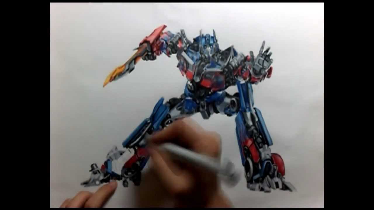 1280x720 Optimus Prime Drawing - Transformers Optimus Prime Drawing