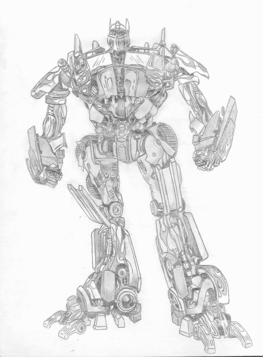 Transformers Optimus Prime Drawing at Explore