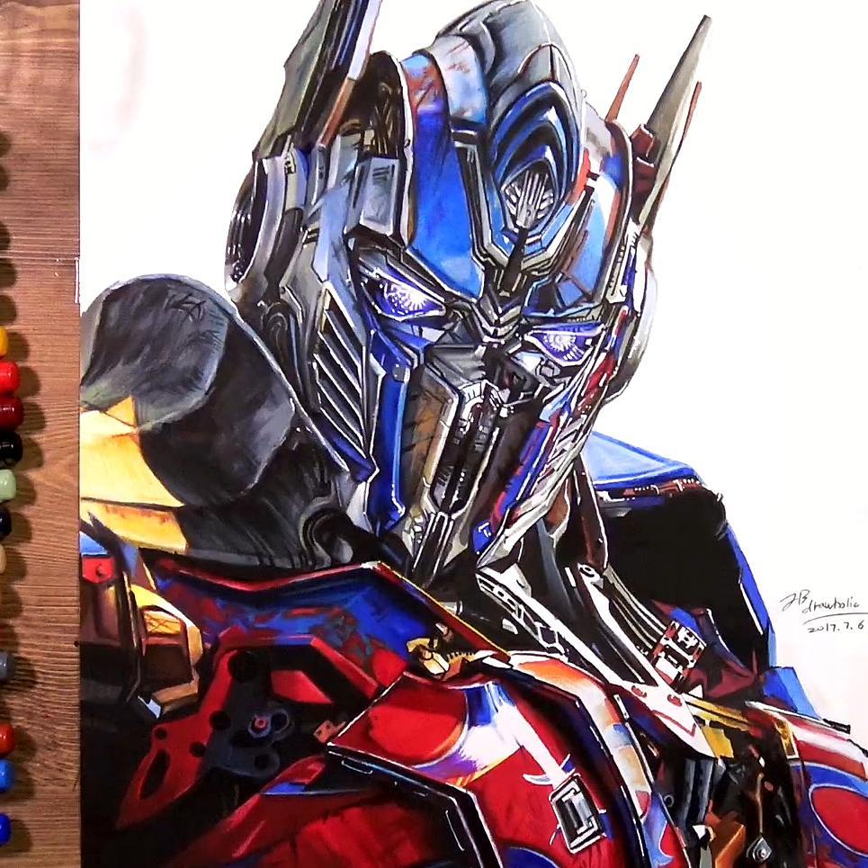 965x965 Optimus Prime Drawing - Transformers Prime Drawing