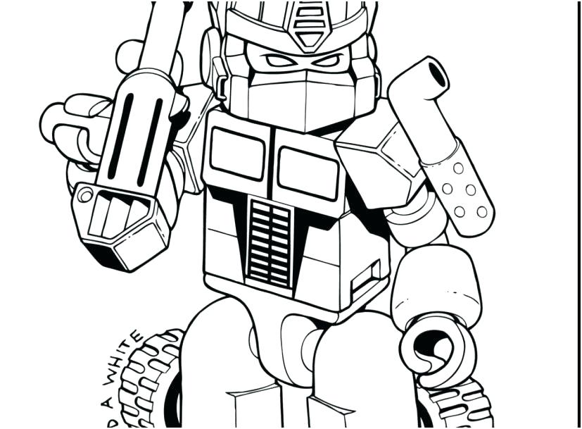 Gambar Sketsa Robot Transformers - Contoh Sketsa Gambar