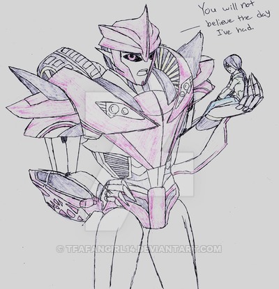 400x415 Transformers Prime A Bad Day - Transformers Prime Drawing