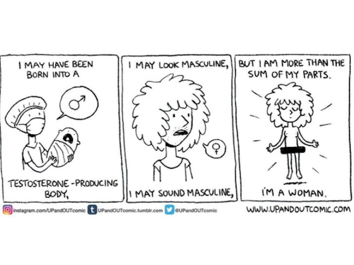 728x546 this transgender woman documented her transition through emotional - Transgender Drawings