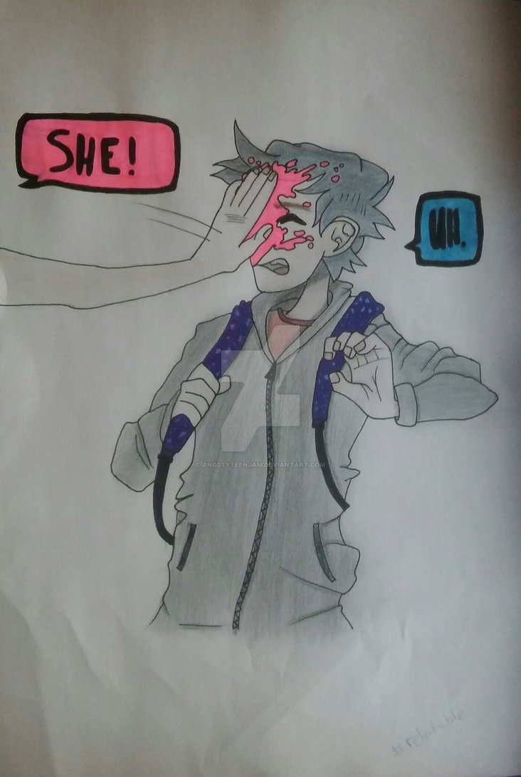 732x1092 transgender gender dysphoria - Transgender Drawings