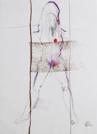 375x518 Behind The Veil Drawing - Transition Drawings