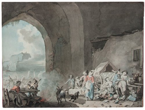 500x378 Transition Paintings Drawings French Antiques - Transition Drawings