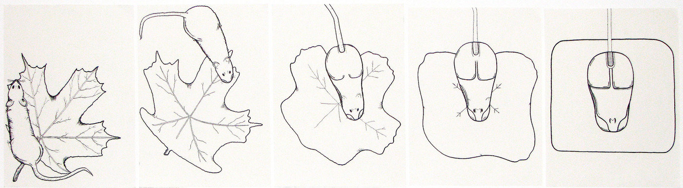 1400x386 Drawings And Paintings - Transition Drawings