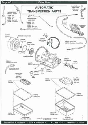 300x425 school bus transmission parts - Transmission Drawing