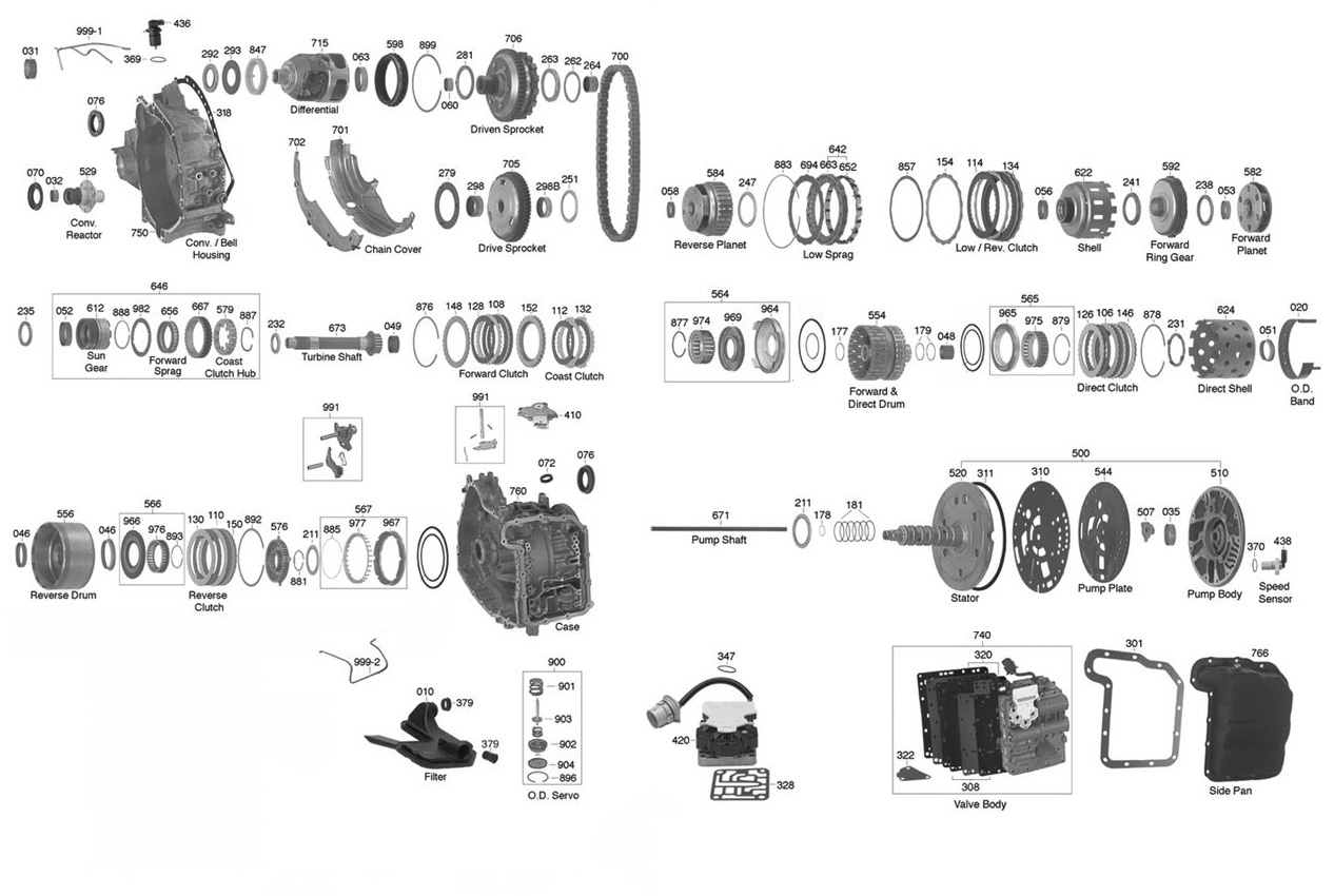1266x850 trans parts online transmission parts - Transmission Drawing