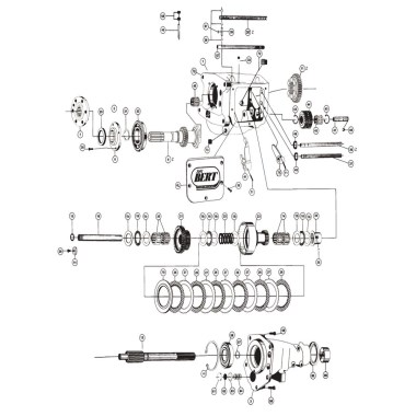 380x380 bert original transmission parts dirt track supply - Transmission Drawing