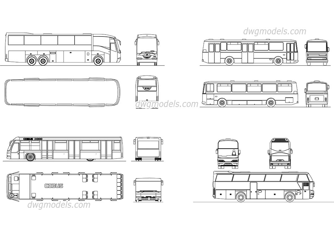 1080x760 Public Transport Free Cad Blocks, Dwg Models Download - Transport Drawing